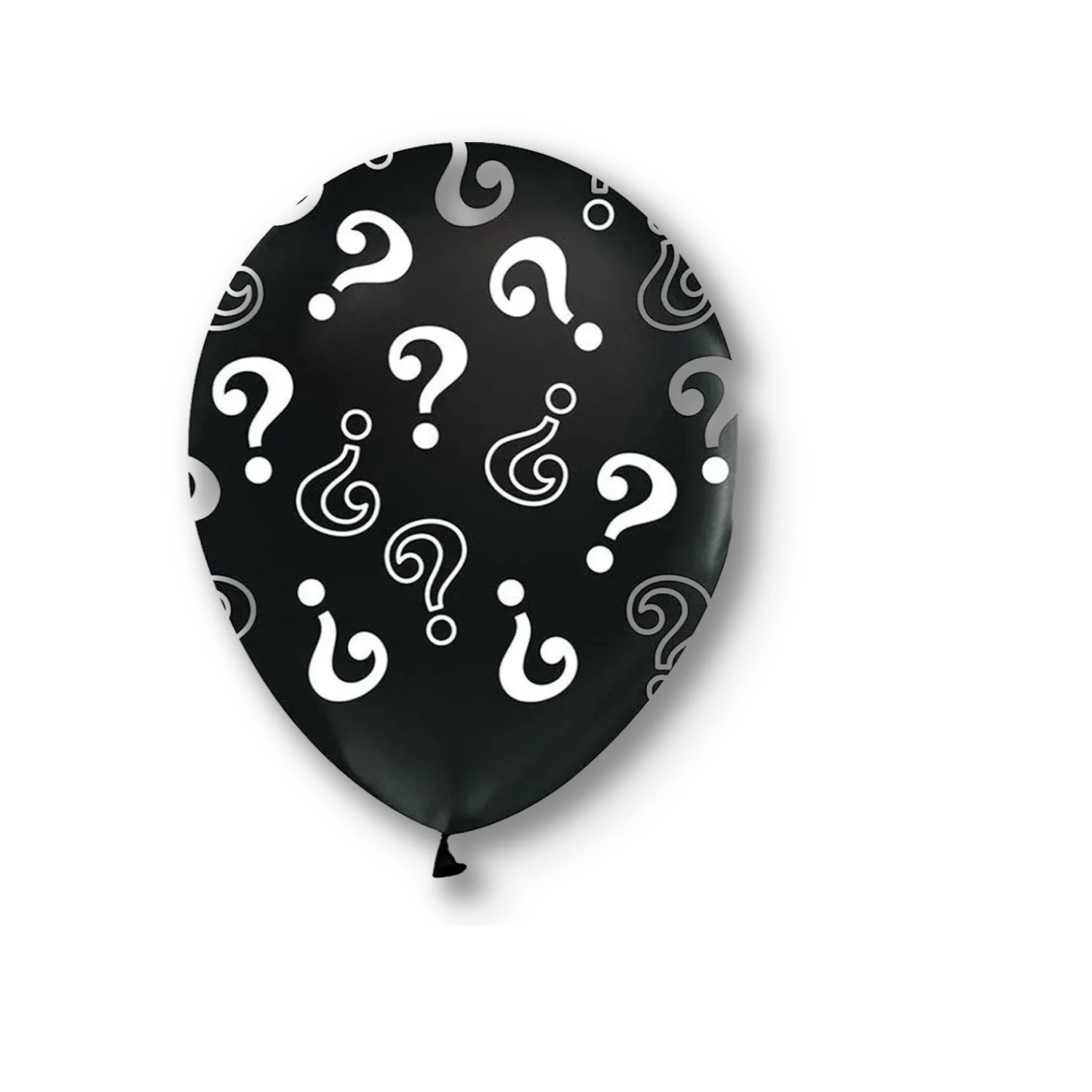 Balon latex inscriptionat Gender Reveal - Semnul intrebarii 45cm cu confetti roz [2]