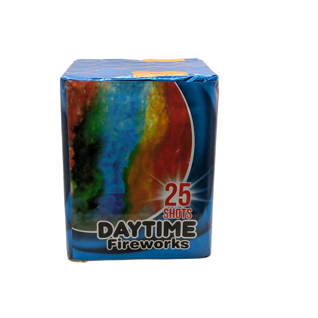 Baterie artificii de zi  albastre cu cracling 25 focuri [2]