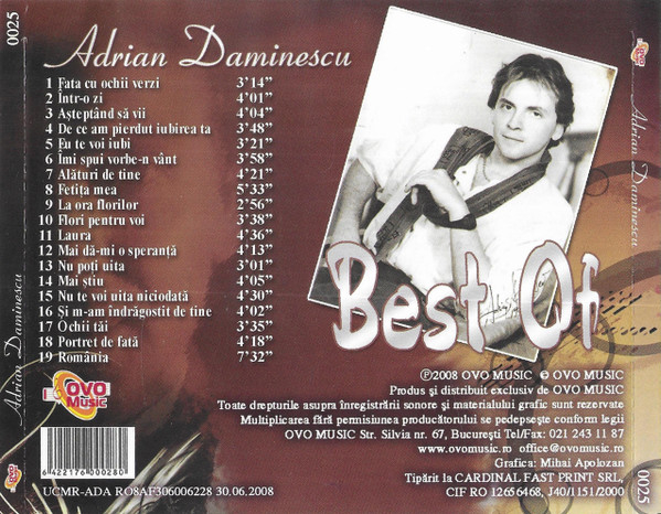 CD Adrian Daminescu - Best Of [2]