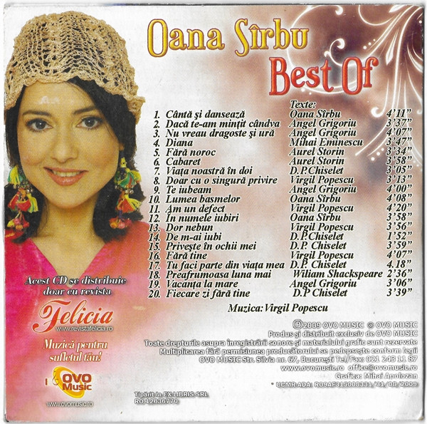 CD  Oana Sirbu - Best Of [2]