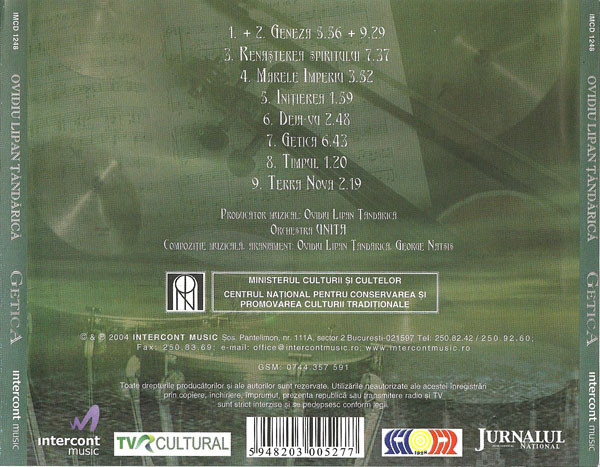 CD Ovidiu Lipan Tandarica - GETICA [2]
