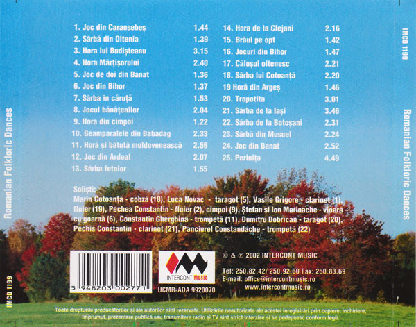 CD Romanian Folkloric Dances [2]
