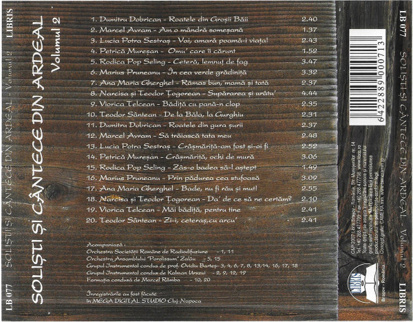 CD Solisti si Cantece din Ardeal  vol.2 [2]