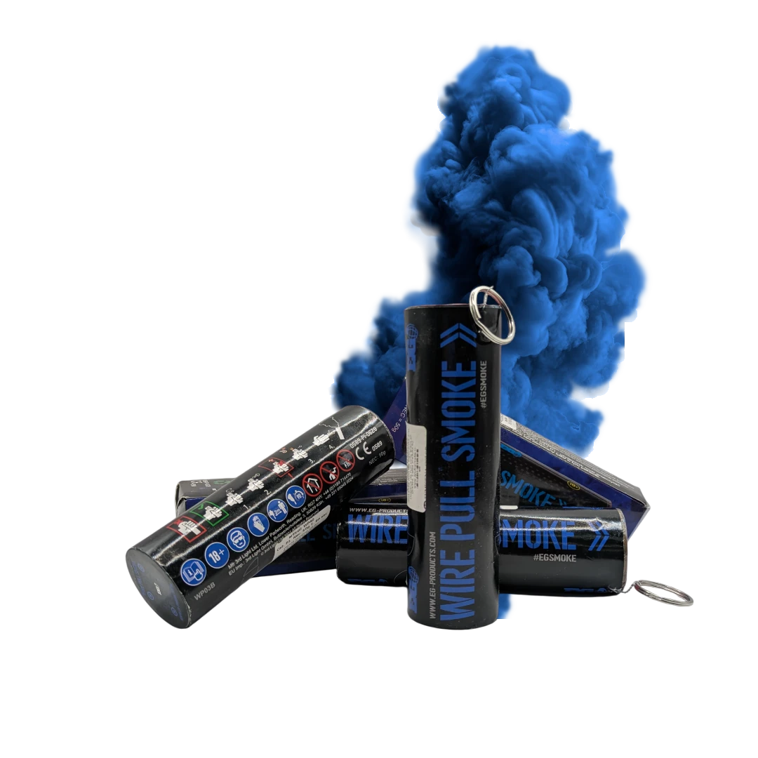 Fumigena albastra 90 sec Enola Gay [4]