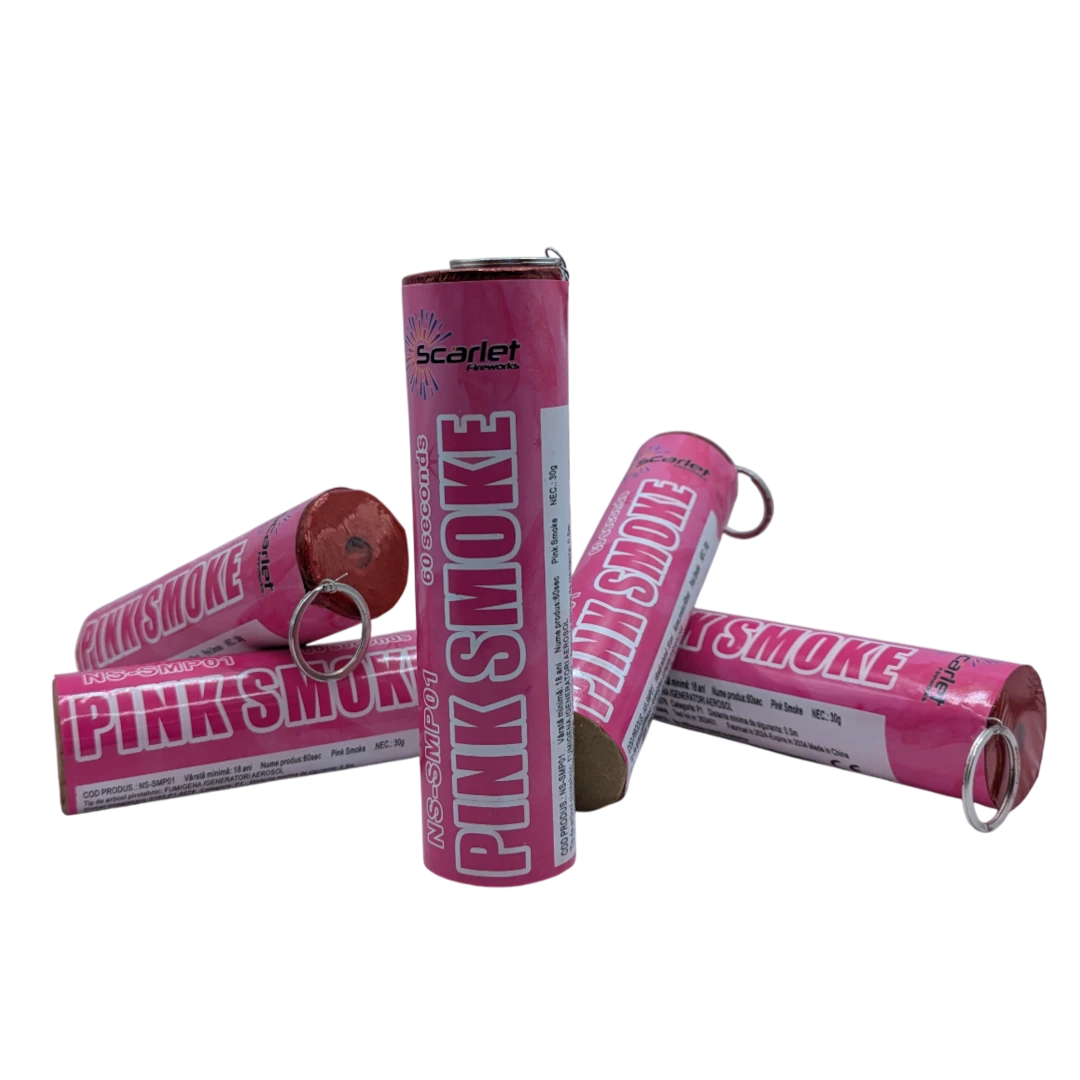 Fumigena roz 60 sec Scarlet [3]