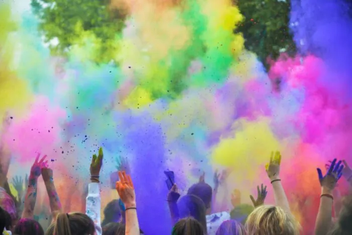 Pudră ecologica roz, pungă, 70 de grame [2]