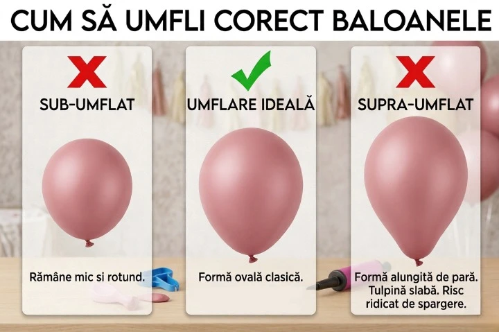 Set Baloane Latex Baby Pink Gemar [11]