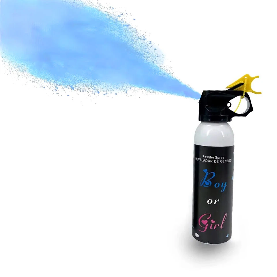 Spray pudră Gender Reveal de culoare albastra 300ml [1]