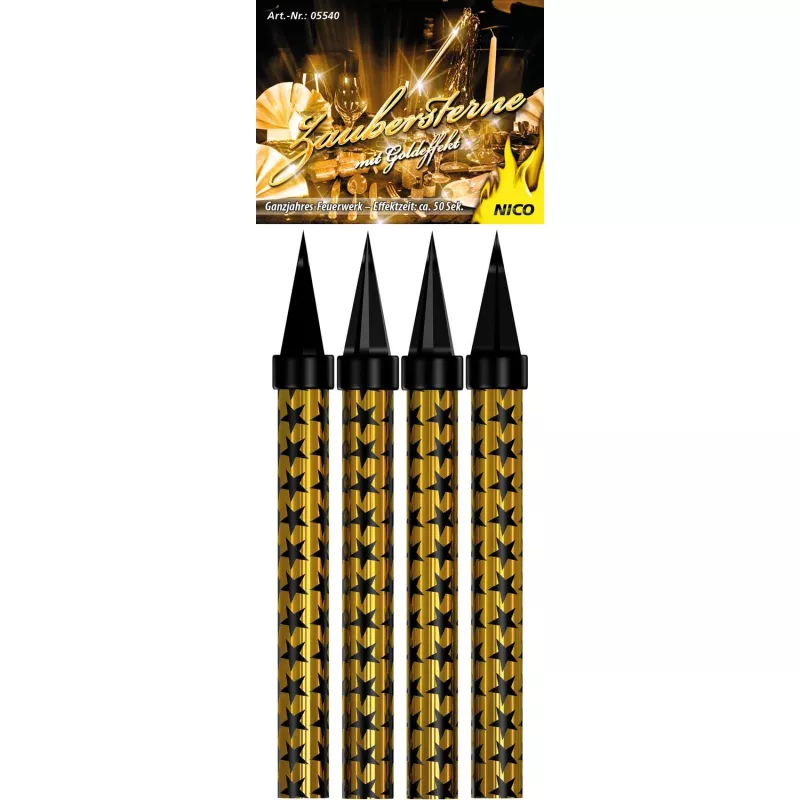 F1 - Artificii tort aurii  cu negru 50sec