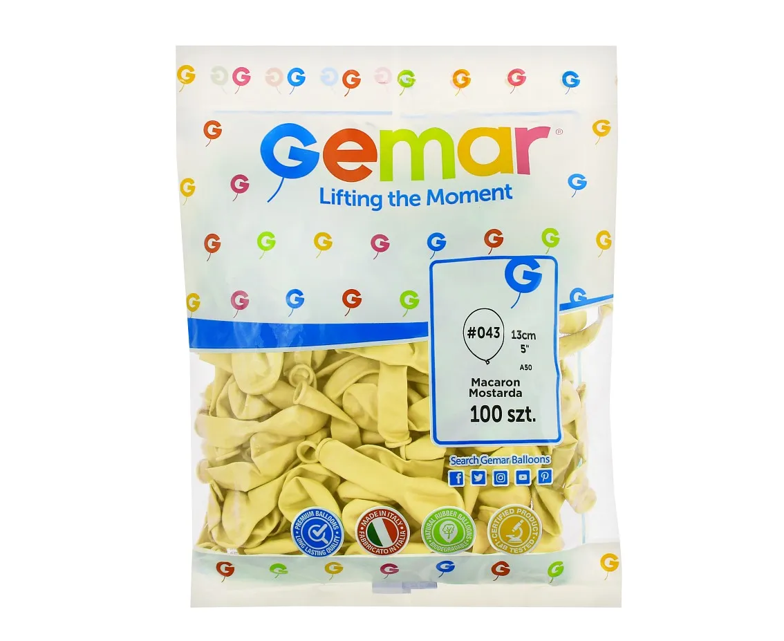 Gemar - Baloane Latex Ivory Gemar