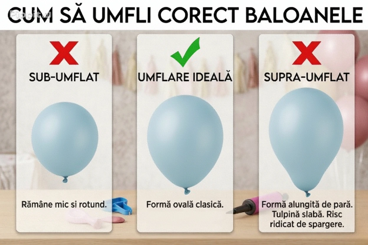 Set Baloane Latex Baby Blue Gemar [6]