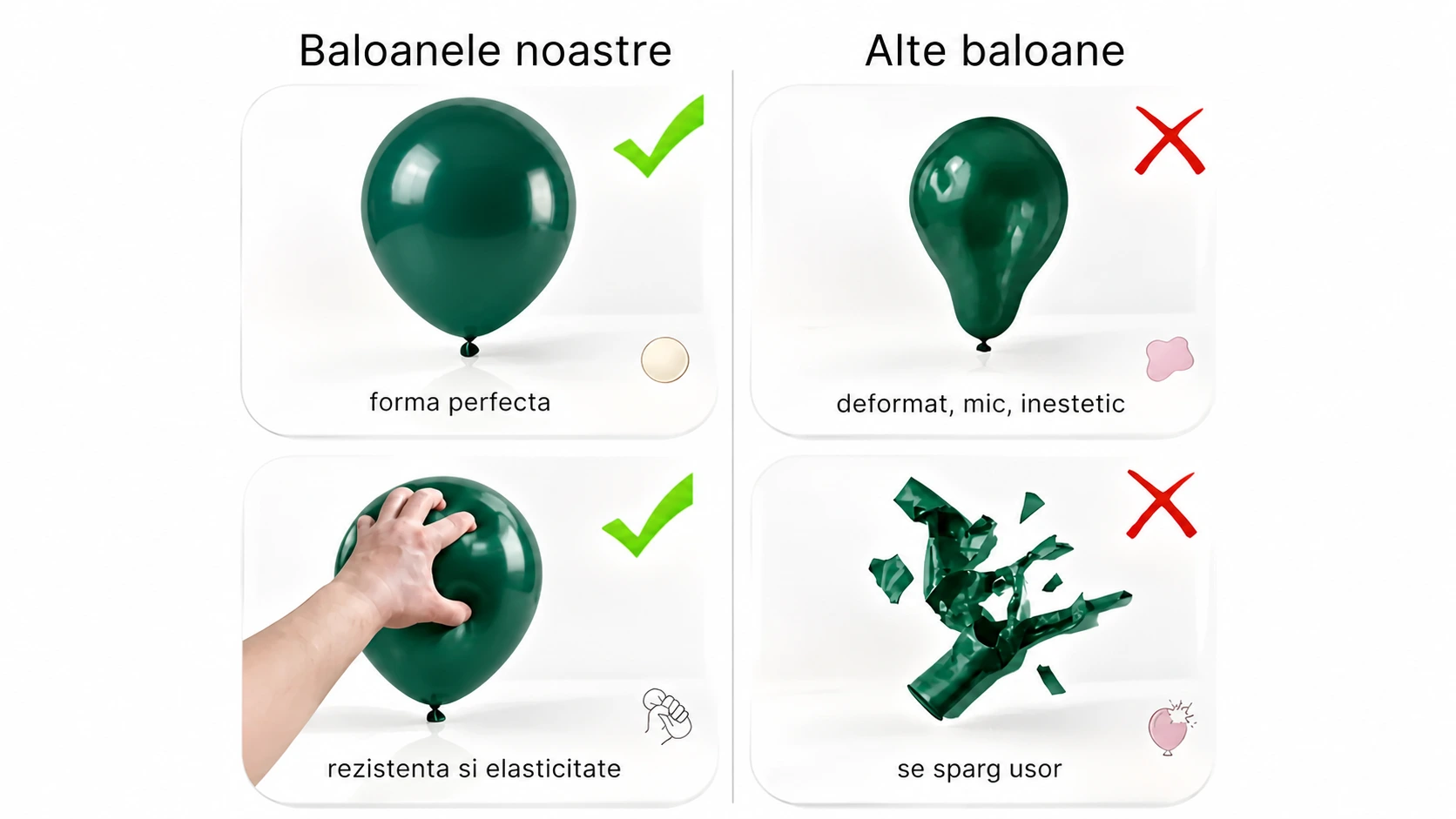 Baloane Latex Ivory Gemar [8]