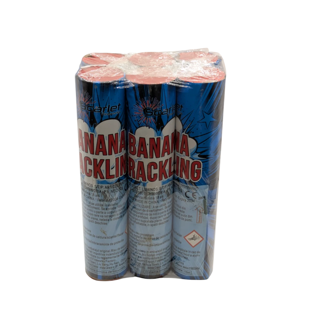 "Petarde" - banana creckling blue