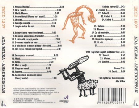 CD ADA MILEA - Absurdistan [1]