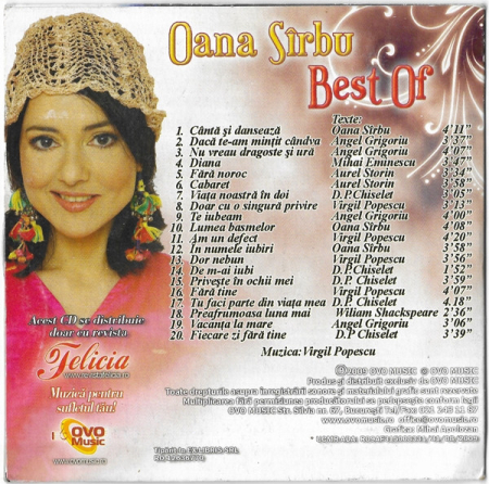 CD  Oana Sirbu - Best Of [1]