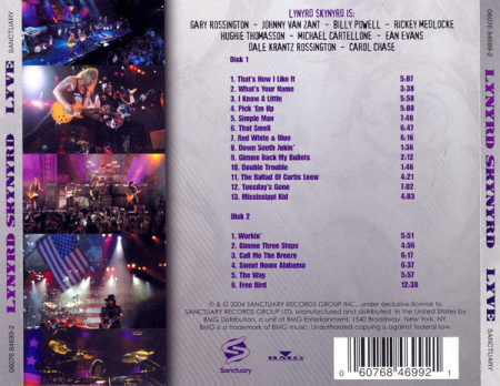 CD Lynyrd Skynyrd – Lyve [1]