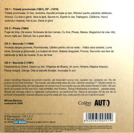CD Mircea Baniciu Anii 80-90 Vinyl collection [1]