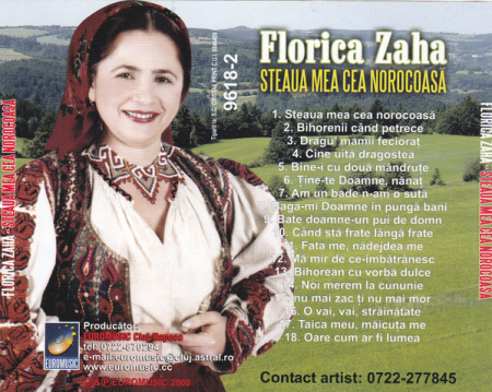 CD  Florica Zaha - Steaua mea cea norocoasa [1]