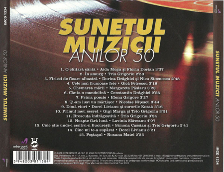 CD Sunetul Muzicii Anilor 50 [1]