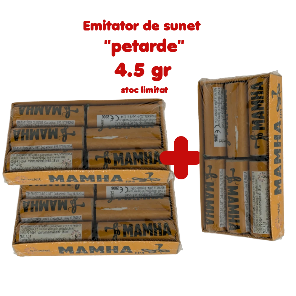 "Petarde" - Set 2 + 1 Gratis  FP4 Mamha 4.5g