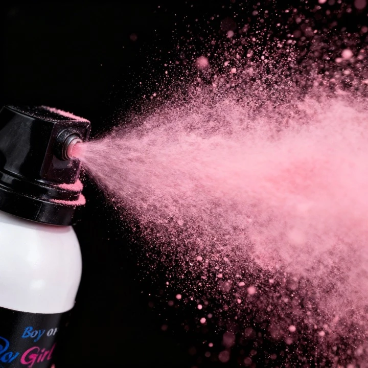 Spray Pudră Gender Reveal Roz 300 ml [1]