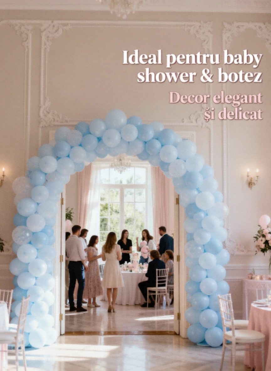 Baloane Baby Blue Gemar Premium