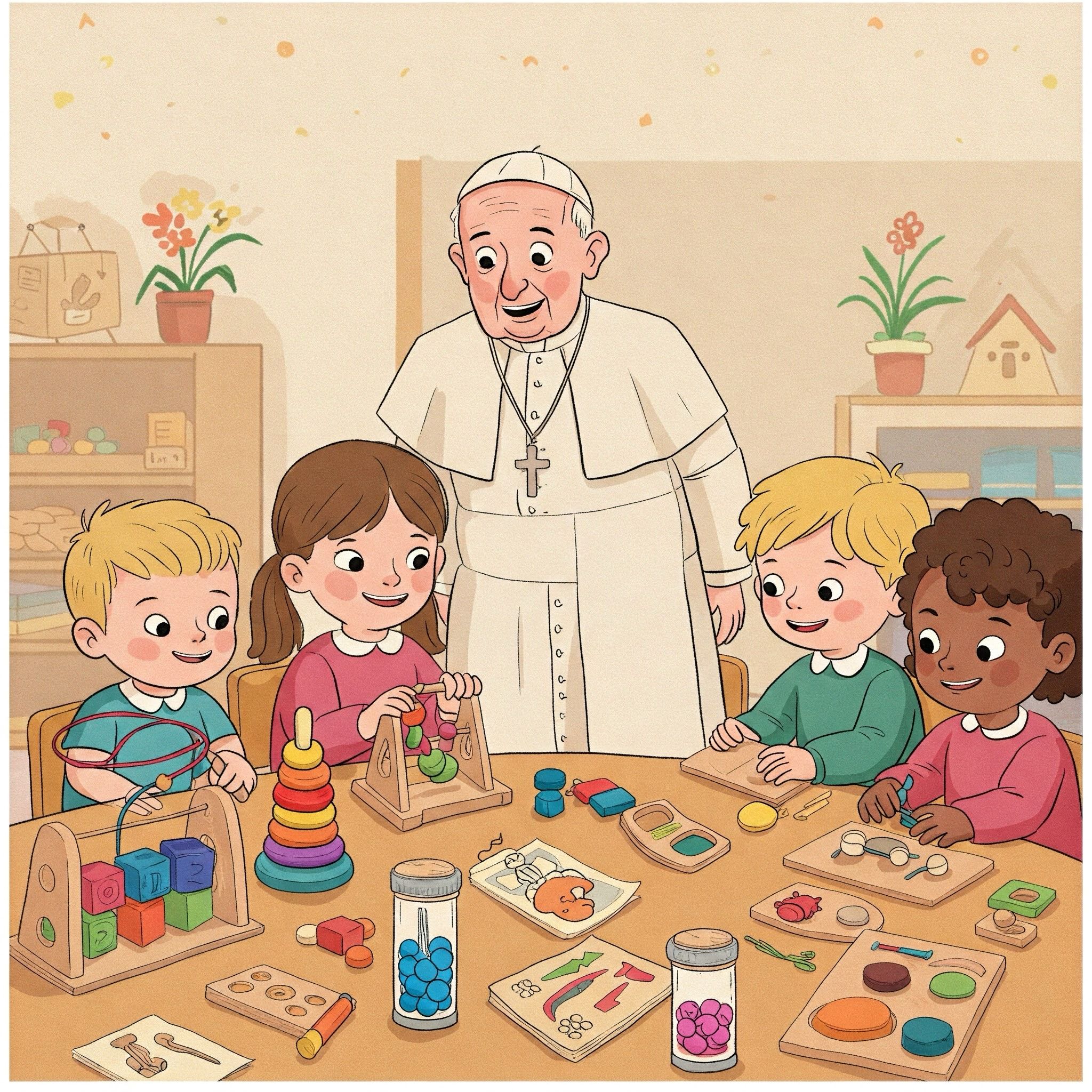 Opriți goana! Papa Francisc ne amintește: Jucați-vă cu copiii voștri!