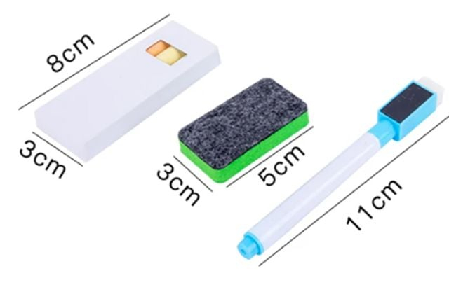 Tabla multifuncțională din lemn Montessori - 3 în 1 - Tablă pentru marker, tabșă pentru cretă și tablă magnetică [5]