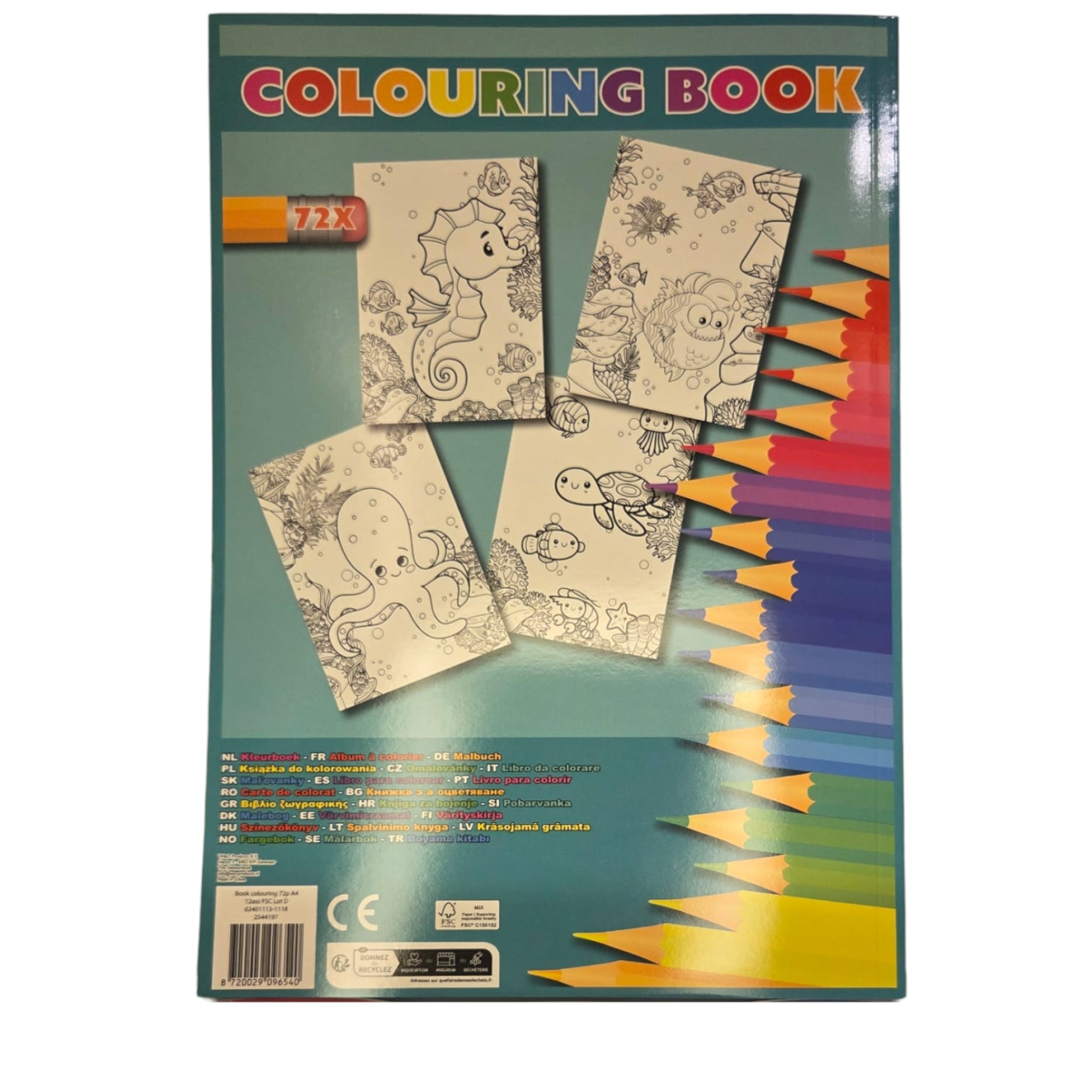 Carte de colorat - Animale marine [2]