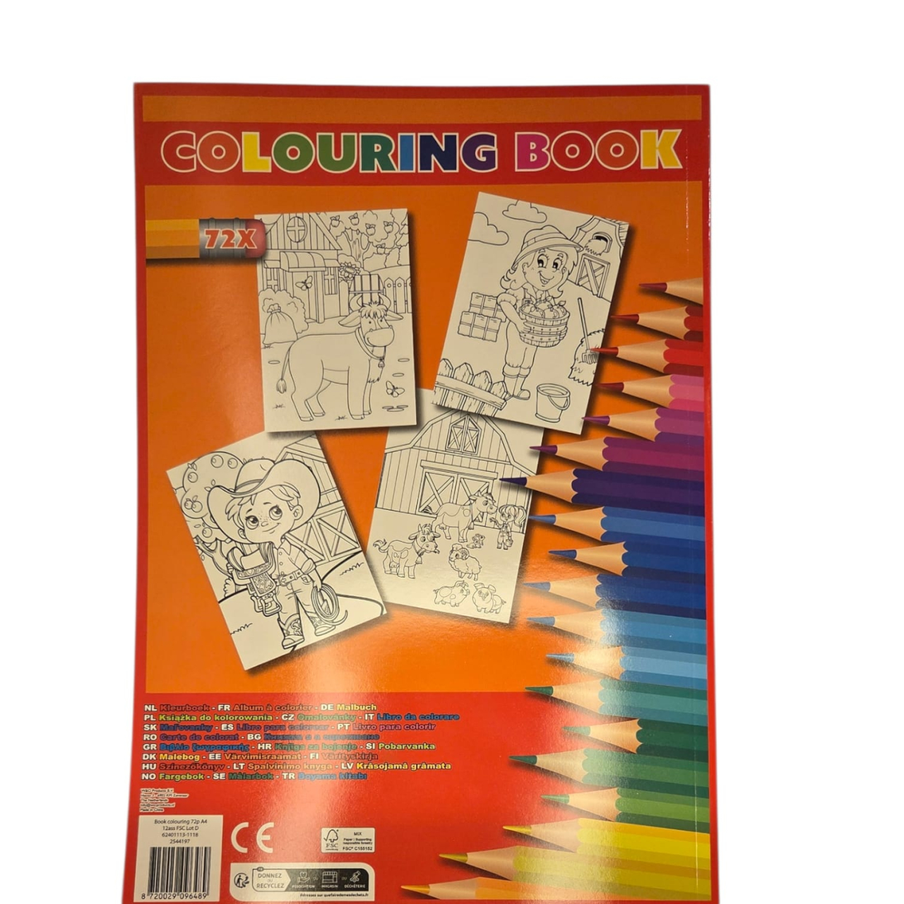 Carte de colorat - La fermă [2]