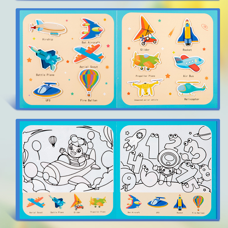 Carte senzorială cu apă – jucărie educativă creativă pentru copii [2]
