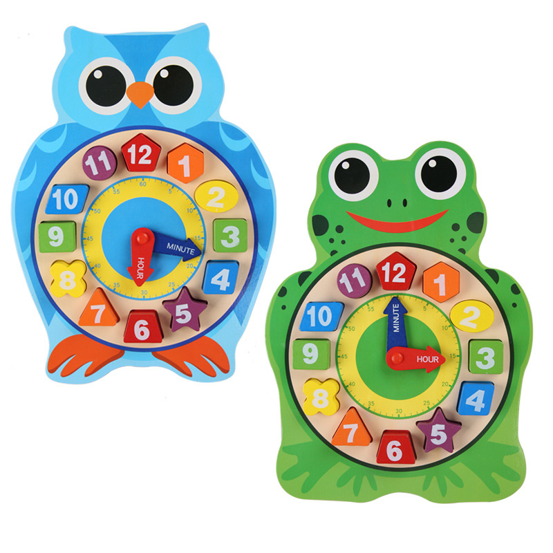 Ceas din Lemn cu Animale – Jucărie Educațională Montessori [2]