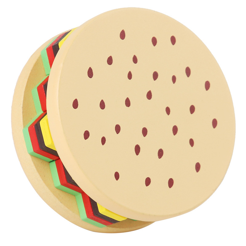 Jucărie Educațională Montessori Hamburger Inteligent [2]