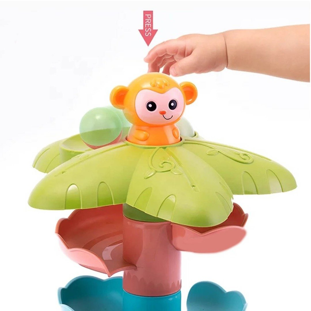 Jucărie interactivă circuit cu bile - animăluț, 6 nivele [3]