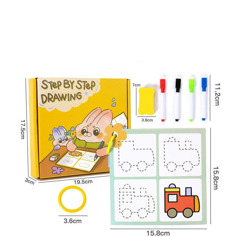 Jucărie Montessori de Antrenament cu Pix – Joc Educațional pentru Concentrare și Dezvoltare Cognitivă [3]