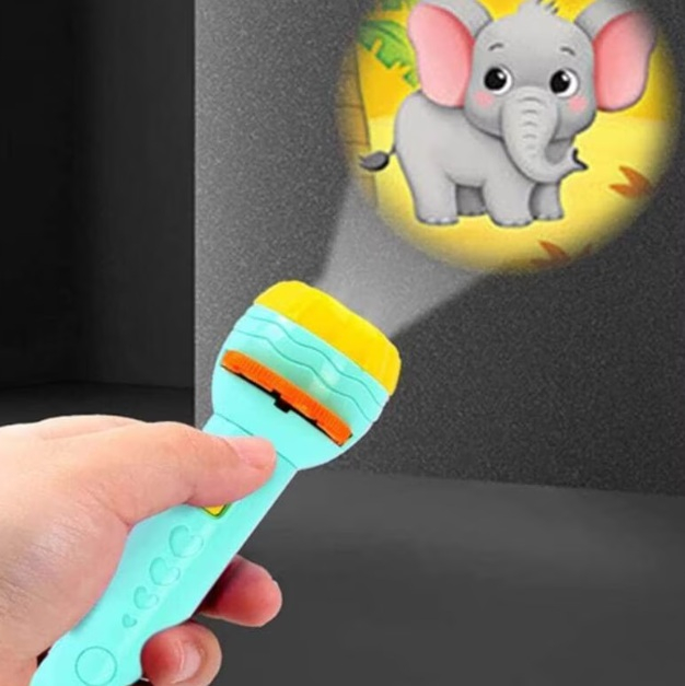 Lanternă cu proiector pentru copii – 6 discuri, 48 imagini proiectabile [3]