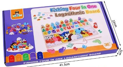 Panou senzorial Montessori cu Potrivire Forme, Dezvoltare Abilități Motorii [2]