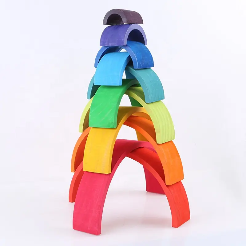 set-curcubeu-montessori-lemn-12-piese [2]