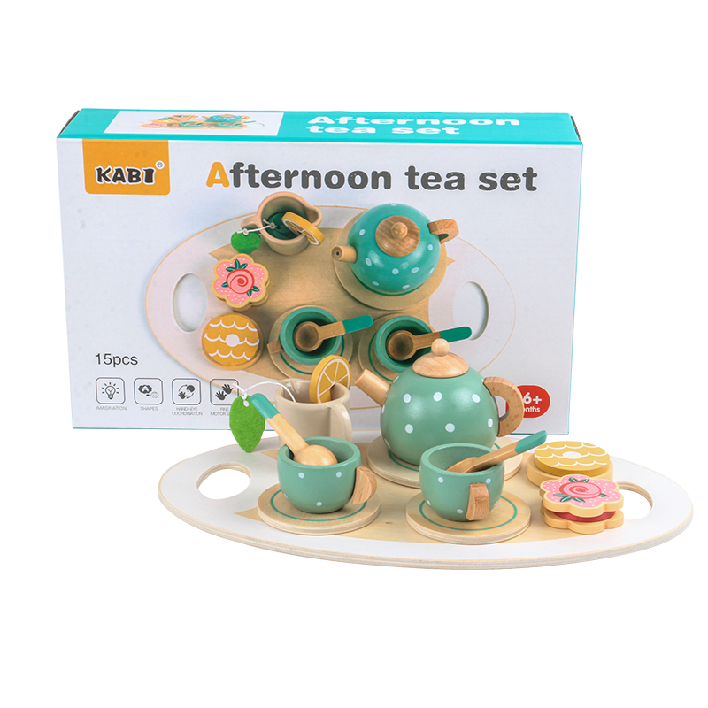 Set de ceai din lemn Montessori [2]