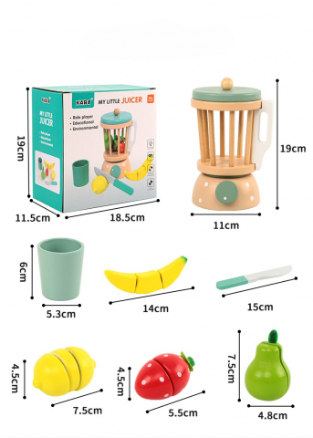 Blender cu fructe din lemn Montessori [1]