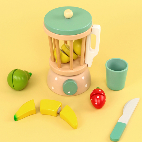 Blender cu fructe din lemn Montessori [3]