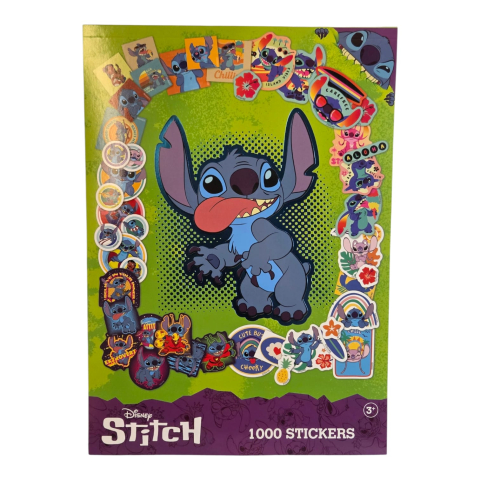 Stickere - Carte cu 1000 stickere Stitch pentru copii
