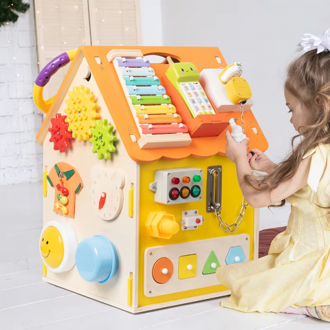 Senzoriale - Căsuță Multifuncțională Educațională Montessori
