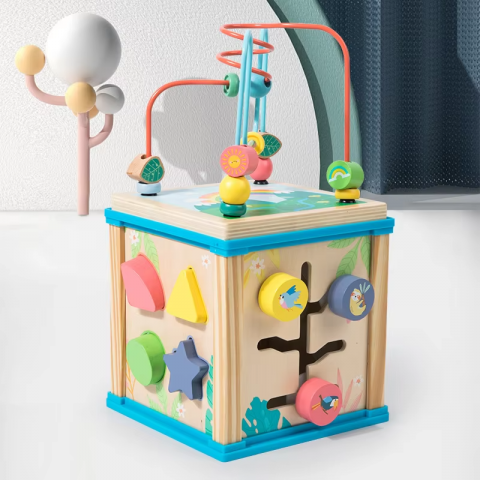 Senzoriale - Cub Montessori 7 în 1 - Activități pentru Bebeluși