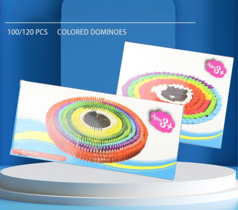 Logice - Domino Educativ din Lemn pentru Copii – Joc Montessori Interactiv