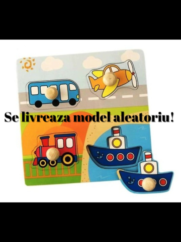 Puzzle - Puzzle incastru montessori din lemn