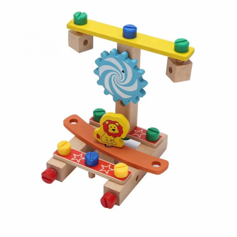 Scaun Montessori din Lemn – Jucărie DIY pentru Copii [2]