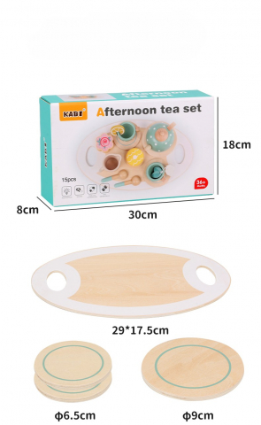Set de ceai din lemn Montessori [3]