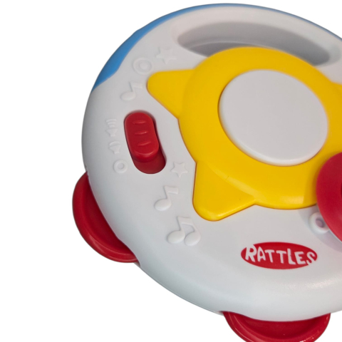 Jucării interactive - Tamburină muzicală interactivă pentru bebeluși 6 luni+