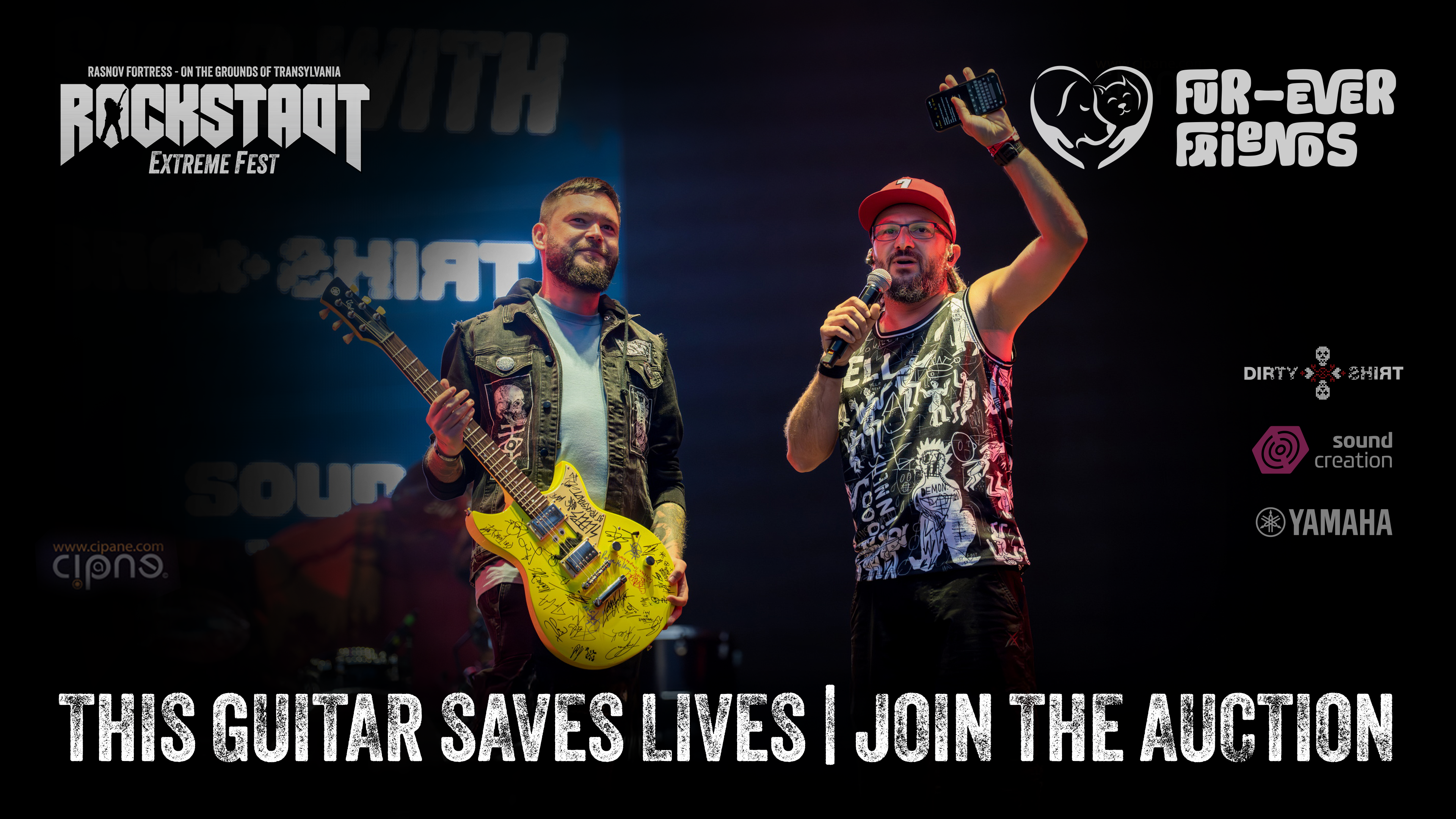 Sepultura, Machine Head, Mastodon and more – semnături pentru o cauză nobilă// Rockstadt Extreme Fest – licitație caritabilă pentru Fur-Ever Friends, o campanie Dirty Shirt.